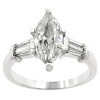 Slickblue Classic Rhodium-Plated Marquise Ring - Women's 2.12 Ct. Engagement Jewelry, Size 5-10 - 2 of 4