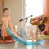 Qaba 32.3" Balance Board Wobble Board for Kids Toddlers, Curvy Rocker Board, Montessori Waldorf Toy, Ages for 3-6 Years Old - 3 of 4