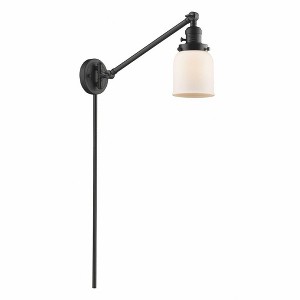 Bell - 1 Light Swing Arm Wall Sconce In Industrial Style-25 Inches Tall and 8 Inches Wide - 1 of 1