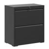 2 Drawer Lateral File Cabinet with Lock, Metal Lateral Filing Cabinet for Home Office,Filing Cabinets for Letter/Legal/A4/F4 Hanging Files (Black) - 2 of 4