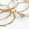 Alex and Ani Daisy Bangle Bracelet Set Of 5 - 2 of 2
