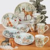 Set of 4 Winter's Walk Dinner Plates - Certified International - 3 of 3