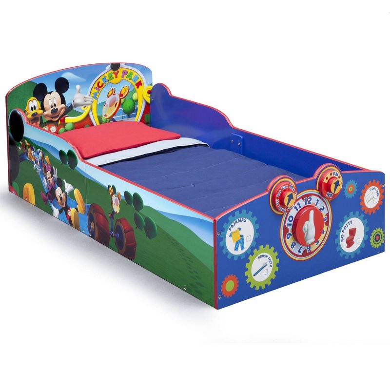 Toddler Mickey Mouse Disney Interactive Wood Kids&#39; Bed - Delta Children, 1 of 6