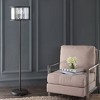 63.375" Metal/Crystal Bevin Floor Lamp (Includes LED Light Bulb) Black - JONATHAN Y - 2 of 4