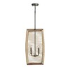 Capital Lighting Jacob 4 - Light Chandelier in  Grey Wash/Iron Silk - 3 of 4