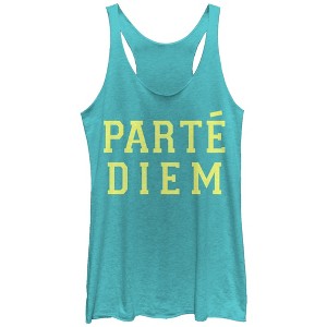 Women's CHIN UP Parte Diem Racerback Tank Top - 1 of 3