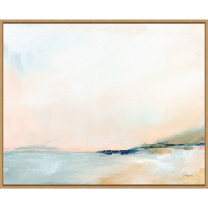 Amanti Art 28"x23" Open Sky Over Water by Sue Schlabach Framed Wall Art Print: Serene Seascape Canvas - 1 of 4