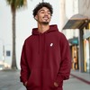 Dalix Ghost Embroidery Relaxed Hoodie Soft Fleece Sweatshirt Drawcord Fit Lounge Mens - 4 of 4