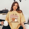 Simply Sage Market Women's Tis The Season Pumpkin Ghost Short Sleeve Garment Dyed Tee - 2 of 2