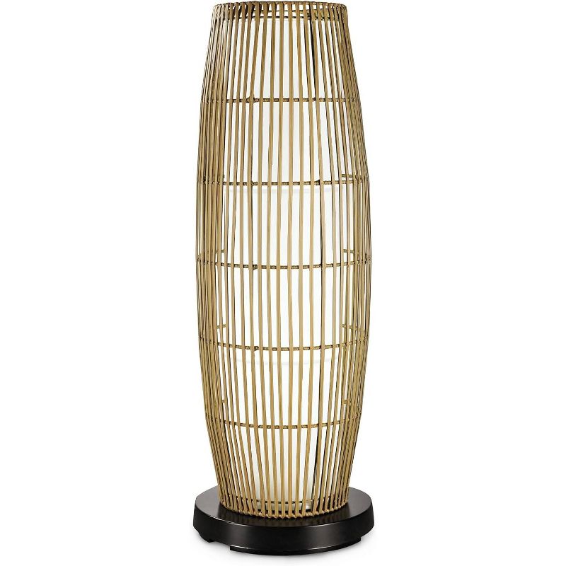 Patio Living Concepts PatioGlo LED Floor Lamp, Bright White, Natural Resin Bamboo Cover 65850, 1 of 2