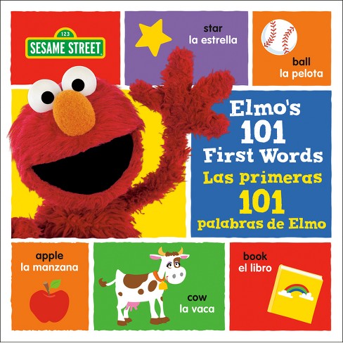 Elmo's 101 First Words/las Primeras 101 Palabras De Elmo (sesame Street) -  By Random House (board Book) : Target