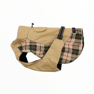 Alpine All-Weather Dog Coat - Beige Plaid - 1 of 4