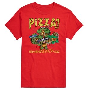 Men's - Teenage Mutant Ninja Turtles Mutant Mayhem - Pizza You Mean Ninja Fuel Short Sleeve Graphic T-Shirt - 1 of 4