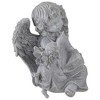 Northlight 8.25" Reading Angels with Book Outdoor Garden Statue - 3 of 4