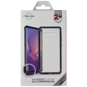 ITSKINS Hybrid // Clear Case for Samsung Galaxy S10+ (Plus) - Black/Transparent - 1 of 1
