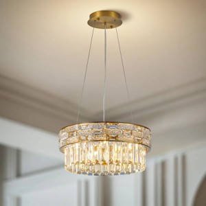 16"-31" luxury crystal chandelier - 1 of 4