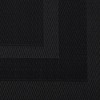 DII PVC Doubleframe Indoor/Outdoor Placemat Set/6, Black, 13x17.25" - 2 of 4