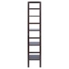 Aiden Narrow Bakers Rack Coffee - Winsome Wood: 4-Tier Storage, Lacquered Wood Finish, Fixed Shelves - 4 of 4