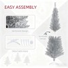 Racxily Mini Tabletop Christmas Tree -2ft Artificial Tree,Lightly Flocked, 68 Tips,Stable Plastic Cement Base,Festive Decor for Desk/Table/Mantel - 3 of 4