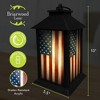 Briarwood Lane Everyday Lantern 13.5" x 5.5" x 5.5" Wooden American Flag Lantern - 3 of 3