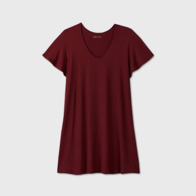 red t shirt dress target