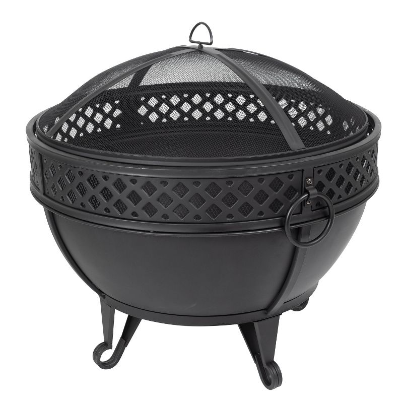 Gable 27&#34; Fire Pit with Cooking Grid - Pleasant Hearth, 5 of 12