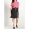 ELOQUII Women's Plus Size Notch Collar Blouse - 4 of 4