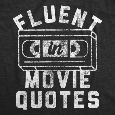 Мужские футболки Crazy Dog T-Shirts, Inc. Mens Funny T Shirts Fluent In Movie Quotes Sarcastic Novelty Tee for Men - Crazy Dog Men's T Shirt With Movie Sayings Black XXL — фото 2