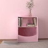 2 Tier Kids Bookshelf and Book Storage, Toddler Bookshelf, Storage Boxes Book Shelf & Organizer for Nursery Playroom Classroom Library Bedroom - 2 of 4