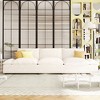 NicBex 3 Seater Sofa Couch with Extra Deep Seat and Soft Cushion,2 Hidden Compartments,Suitable for Living Room,Office,Beige - 2 of 4
