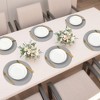 REGALWOVEN Faux Leather Heat Resistant Waterproof Wipeable Place Mats 6 Pcs - 2 of 4