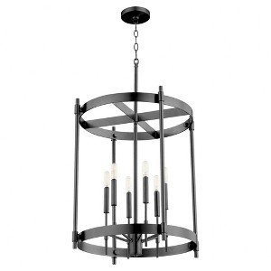 Quorum Lighting Hamilton 6 - Light Chandelier in  Matte Black - 1 of 1