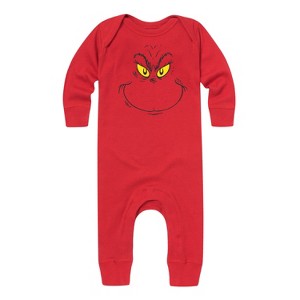 Boys' Dr. Seuss The Grinch Christmas All Smiles  - Red - 18 Months - 1 of 3