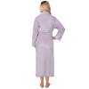 PAVILIA Fleece Robe For Women, Plush Warm Bathrobe, Fluffy Soft Spa Long Lightweight Fuzzy Cozy, Satin Trim - 2 of 4