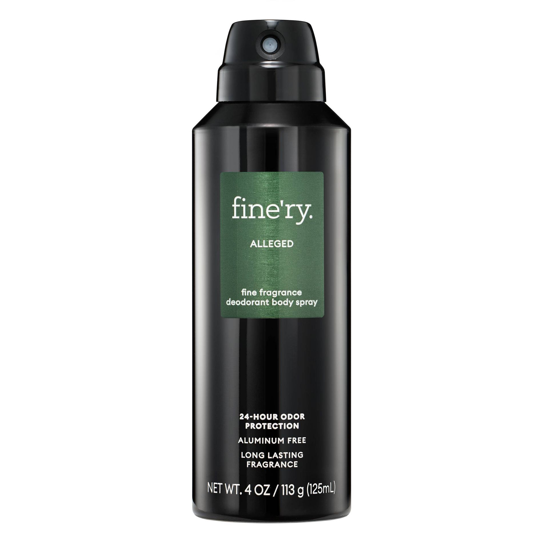 fine'ry. Men's Deodorant Spray - Alleged - 4oz