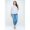 WEST K Women's Juliet Plus Size Ruffle Sleeve Blouse - image 4 of 4