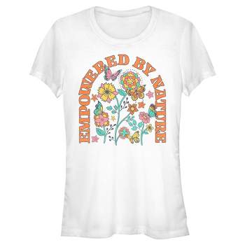 Juniors Womens Lost Gods Empowered by Nature T-Shirt