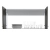 GlasFlength Decorative Storage Cabinets Accent Storage Cabinet Wall Cabinet Wall Storage Shelf With 2 Door for Room, Black, 12.6"*39.3"*19.3" - 3 of 4