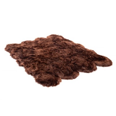 Walk on Me Faux Fur Super Soft Rug Tufted With Non-slip Backing Area Rug