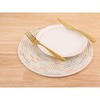 REGALWOVEN Farmhouse Kitchen Decor Indoor Outdoor Cotton Rope Dining Table Placemats 4 Pcs - 3 of 4