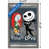 Trends International Disney Tim Burton's The Nightmare Before Christmas - Ink Scary Love Framed Wall Poster Prints - image 3 of 4