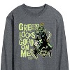 Men's - Marvel - Spider-man St. Patrick's Day Green Looks Good On Me Long Sleeve Graphic T-Shirt - 2 of 4