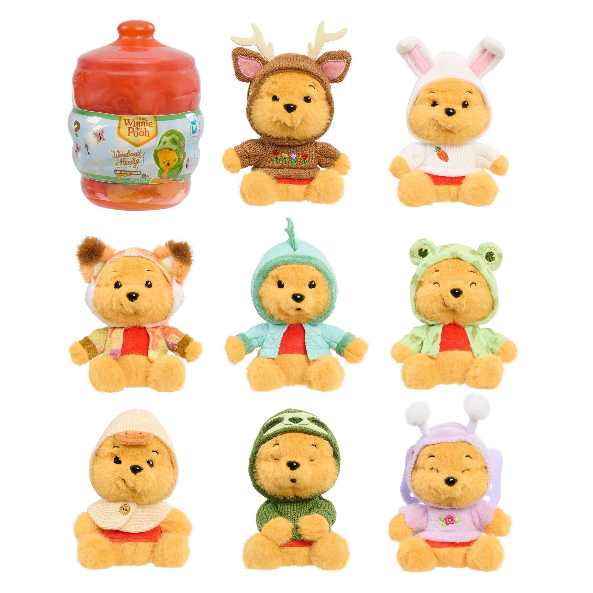 Happy Haul Winnie The Pooh Capsule Plush Mini Figure