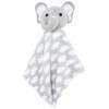 Hudson Baby Flannel Plush Sleep and Play and Security Toy, Elephant Cloud - 3 of 4