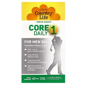 Country Life Core Daily-1, For Men 50+, 60 Tablets - 1 of 3