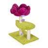 Prevue Pet Products Flower Power Cat Scratching Post, Green & Pink Fabric 7320 - 4 of 4