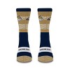 NCAA Montana State Bobcats Mixer Crew Socks: Cushioned Heel & Toe, Knit Fabric - 2 of 3