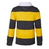Sportoli Boys Cotton Striped Long Sleeve Polo Rugby Shirt - 3 of 3