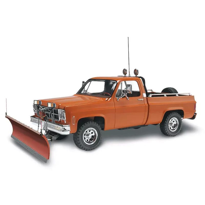 Level 4 Model Kit GMC Pickup Truck with Snow Plow 1/24 Scale Model by Revell, 5 of 6
