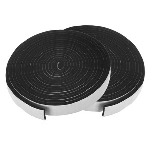 Unique Bargains High Temp Self Stick Heat Resistant BBQ Gasket Tape Grill Gasket Black White - 1 of 4